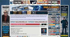 Desktop Screenshot of news.drwho-online.co.uk